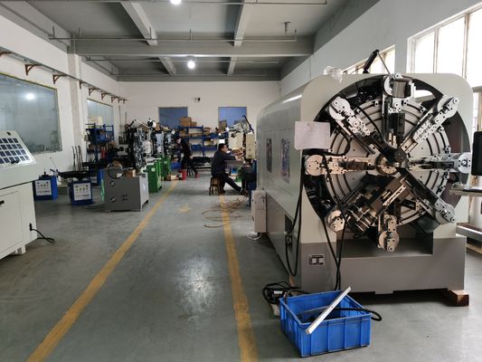 12축 캠리스 CNC 스프링 제조기 와이어 성형 코일러 고속