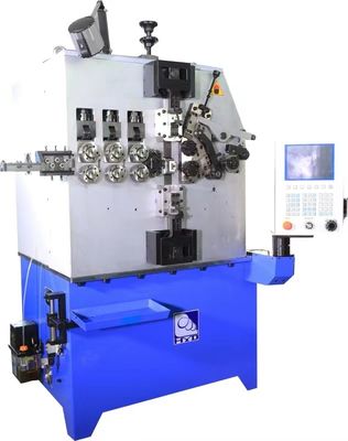 1.0 - 4.0mm Diameter Steel Spring Machine Three Axes For Multi Shape Springs