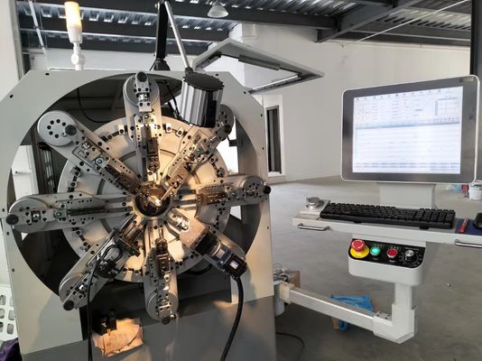 0.3-2.5mm 고효율 CNC 스프링 기계 컴퓨터 다기능 코일러