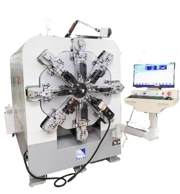 Automatic Multi-Function CNC Spring Machine with 12 Axes Servo Motors and 100m/min Speed for Low-carbon Steel 2-6mm