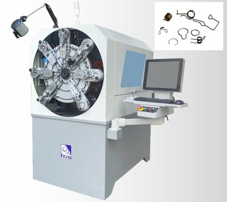 다기능 유압 CNC 스프링 기계 0.3-2.5mm 고효율 컴퓨터