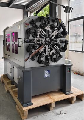 캠 4.0mm CNC 스프링 제작 장비 산요 모터 CE ISO9001 블루 시스템