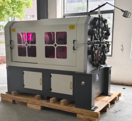 캠 4.0mm CNC 스프링 제작 장비 산요 모터 CE ISO9001 블루 시스템