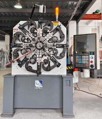 캠 4.0mm CNC 스프링 제작 장비 산요 모터 CE ISO9001 블루 시스템