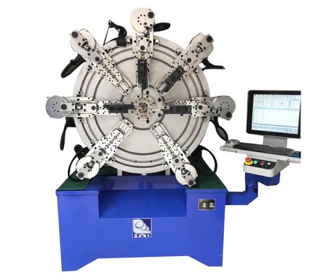 12개의 도끼 시스템을 가진 27KW CNC 장력 염력 스프링 코일링 기계