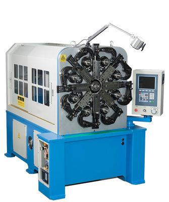 캠 4.0mm CNC 스프링 제작 장비 산요 모터 CE ISO9001 블루 시스템