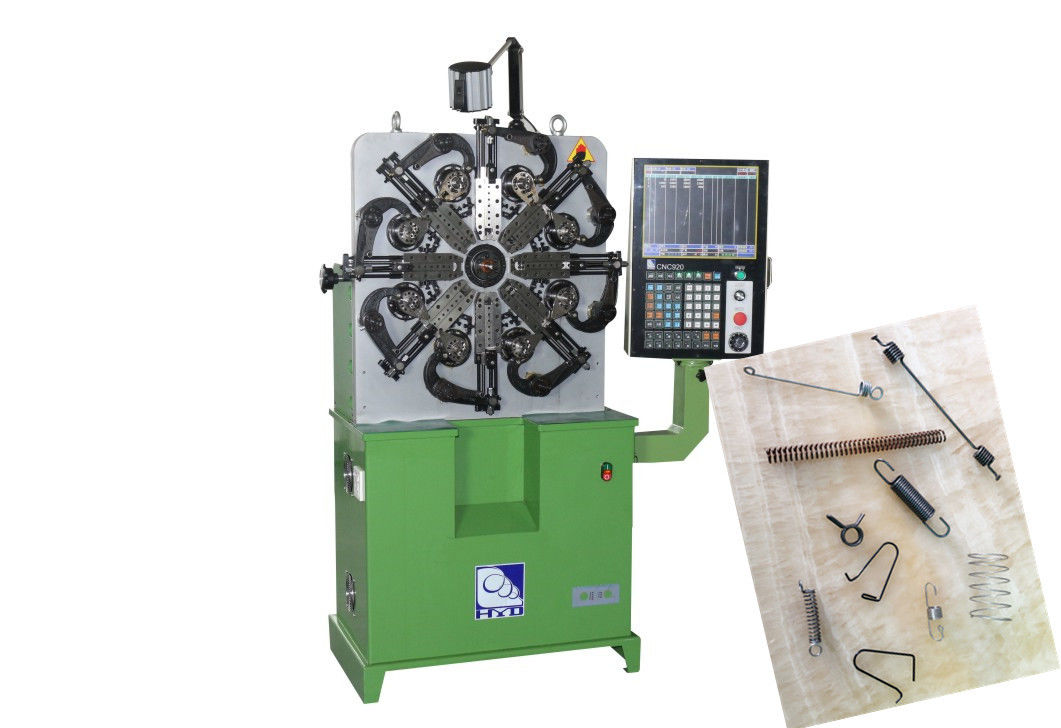 0.2 - 2.3mm 와이어 직경 CNC 스프링 기계 고정밀 3-4 축 시스템