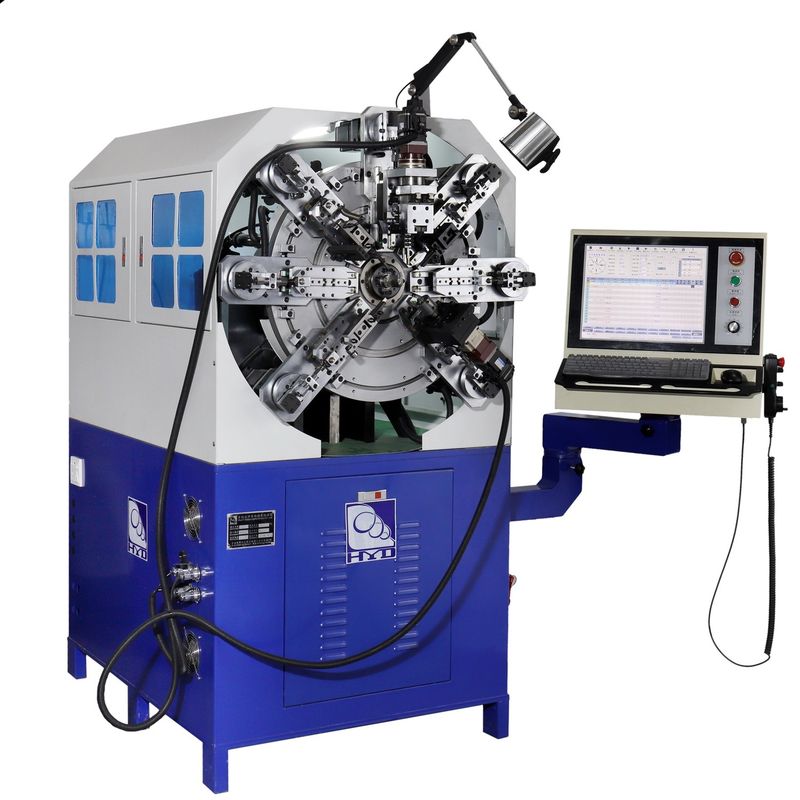 캄 없는 12 축 CNC 스프링 형성 기계 처리 0.3 - 2.5mm 와이어 CNC 스프링 기계