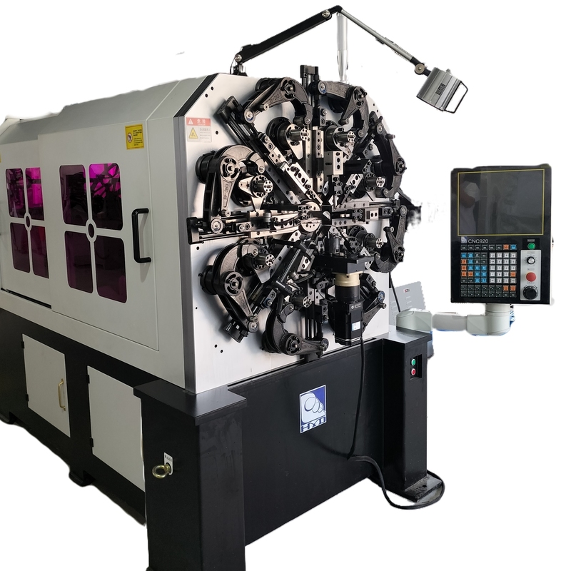 5.5KW CNC 스프링 성형기 옵션 핸드 및 300KG 디코일러 시스템